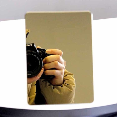 ASTM Standard Champagne Gold Gold Mirror Stainless Steel Plate PVD Panel