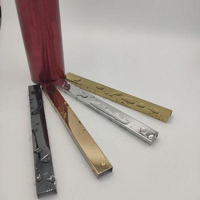 Giá tốt JIS Ngói thép không gỉ Trim U V Hồ sơ trang trí với mạ màu trực tuyến