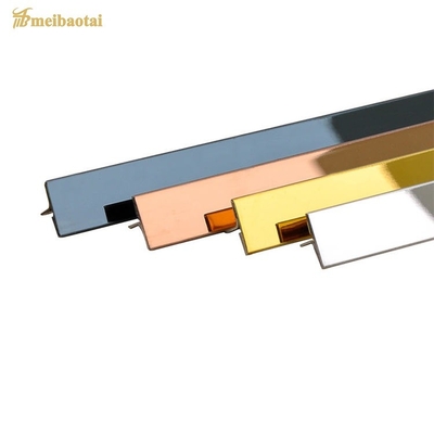 Trim gạch thép không gỉ cho trang trí trần nhà với độ dày 0,6/0,8/1,0mm