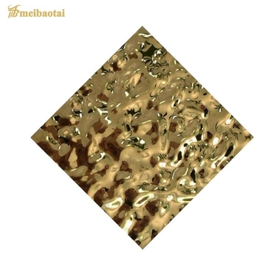 Gold Mirror Water Ripple Sheet trang trí tường, cốc, nhà, trần nhà