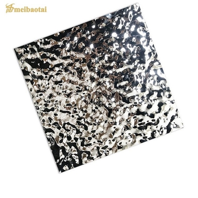 1219 * 2438mm Tấm thép không gỉ gợn nước Bốn chân Hình dạng phẳng