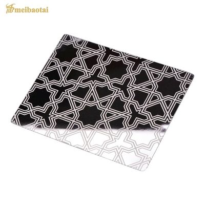 Super Mirror Finish 304 thép không gỉ tấm khắc 1219x2438mm cho các ứng dụng trang trí