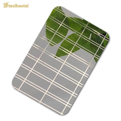 Tấm thép không gỉ khắc 1,00mm Thk cho tấm trang trí ngoại thất