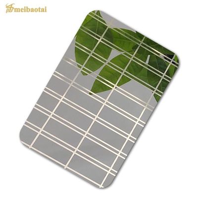 Giá tốt Tấm thép không gỉ khắc dày 1.00mm, loại 304, dùng làm tấm trang trí ngoại thất trực tuyến