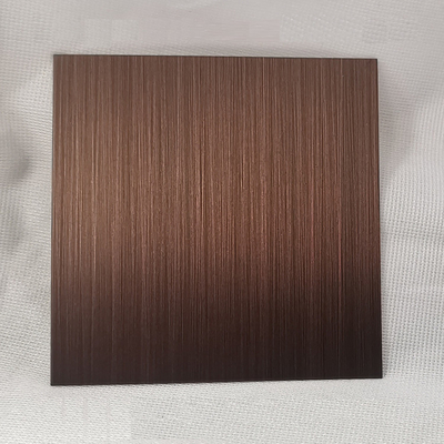 Chống đồng Hairline Tấm thép không gỉ 304 Kết thúc AFP