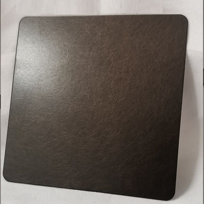 Tấm thép không gỉ trang trí dày 0.65mm, phủ màu đồng, chống bám vân tay với lớp phủ PVD