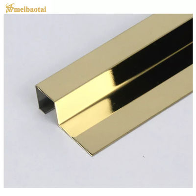 Giá tốt 304 thép không gỉ U Profile Corner Tile Trim 10FT Độ dài để bảo vệ cạnh trực tuyến