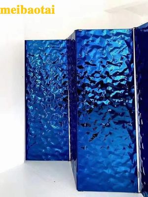 Tấm thép không gỉ loại 304 với hoa văn sóng nước và bản rộng 1500mm, tấm kim loại cán nguội
