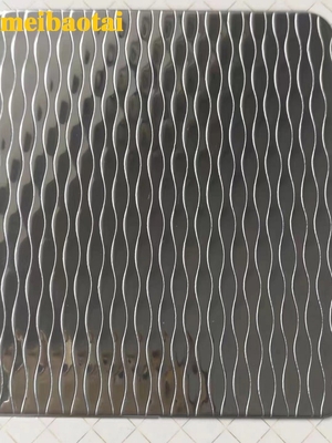 Tấm gương bằng bạc dập nổi tấm bằng thép không gỉ 1219*2438mm