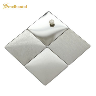Tấm thép không gỉ 304 chải dày 0.55mm, 4 chân, kích thước cho trang trí nhà bếp
