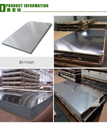 430 BA Bảng thép không gỉ 1219*2438mm