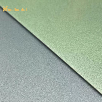 Tấm thép không gỉ phun cát màu xanh bạc ss304 201 1219x2438mm
