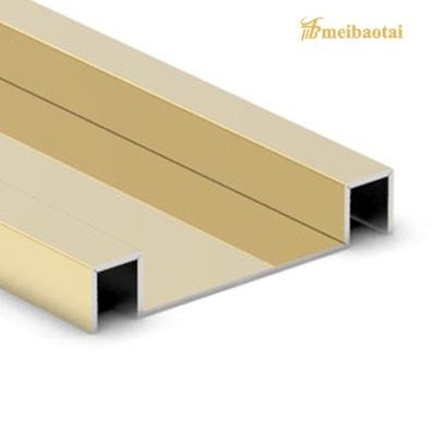 Tấm ốp lát bằng thép không gỉ loại 304 Độ dày 0,65mm Trang trí cạnh tường