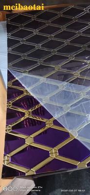 Giá tốt PVD màu mạ Stainless Steel Bảng kim loại bốn feet trực tuyến