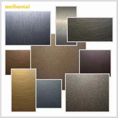 Tấm thép không gỉ cán nguội cấp 201, bề mặt hairline bền vững NO.4, ứng dụng trang trí