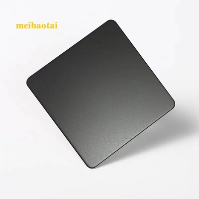 SS304 201 Đen hoa hồng vàng blast cát thép không gỉ tấm màu 1219x2438mm