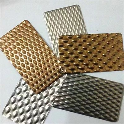 Bảng thép không gỉ 304 tường 3D có bề mặt gương và tiêu chuẩn ASTM