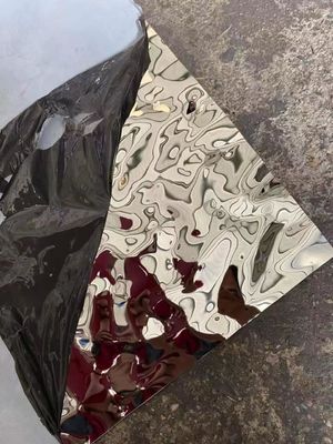 Giá tốt Bạc vàng Đen gương nước sóng Stainless Steel tấm 1219 * 2438mm trực tuyến