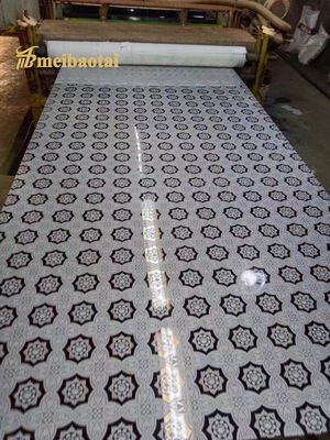 Giá tốt Màng gương kết thúc khắc Bảng thép không gỉ 0.95mm Độ dày 1219x2438mm cho trang trí thang máy trực tuyến