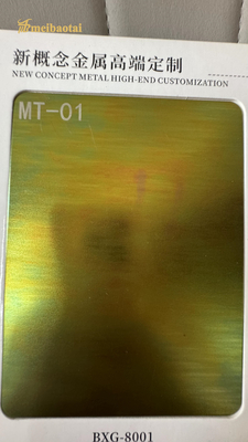 Ss304 Rainbow Color Pvd Color Coating Stainless Steel Sheet Trang trí tấm