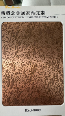 ss304 Antique Color Etching Stainless Steel Bảng trang trí