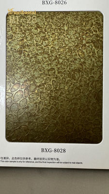 Anti Copper Coating 4 foot Size Hairline Bề mặt điều trị trang trí PVD phủ tấm thép không gỉ