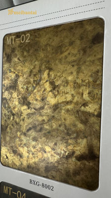 Giá tốt SS201 304 0.8MM Phản ứng đồng Màu sắc thép không gỉ tấm trang trí tấm khách sạn trực tuyến