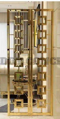 Giá tốt Gold Mirror Stainless Steel Room Divider trang trí màn hình cho trong nhà và ngoài trời trực tuyến