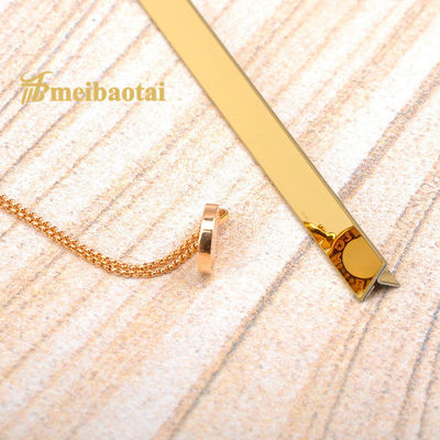 3048mm Chiều dài 304 Thép không gỉ gương bề mặt gạch và dải cho các cạnh trang trí