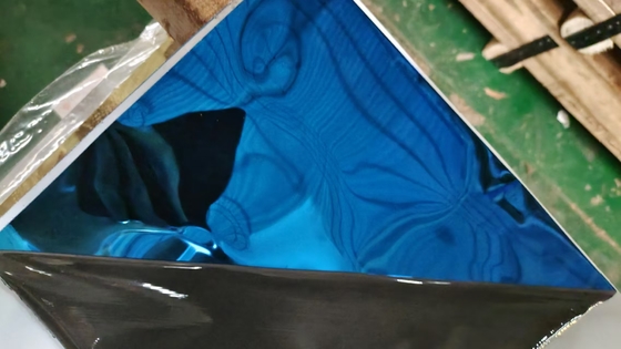 Blue Mirror Water Ripple Sheet trang trí trần nhà, tường