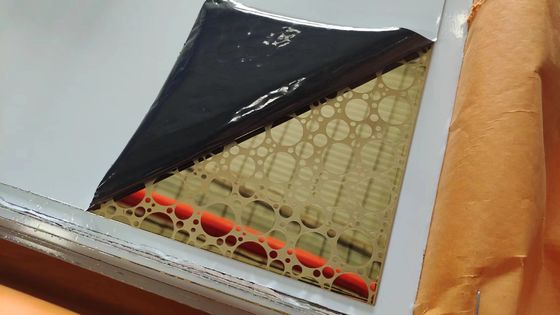 Giá tốt 1.0mm Độ dày Quang vàng khắc tấm thép không gỉ trực tuyến