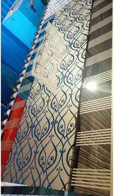 Giá tốt Tấm thép không gỉ ăn mòn hoa văn cửa thang máy thiết kế tùy chỉnh trực tuyến