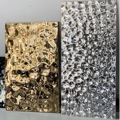 Giá tốt Tấm thép không gỉ gợn nước phủ màu PVD với độ dày 0,65mm và tiêu chuẩn ASTM cho các ứng dụng trang trí trực tuyến