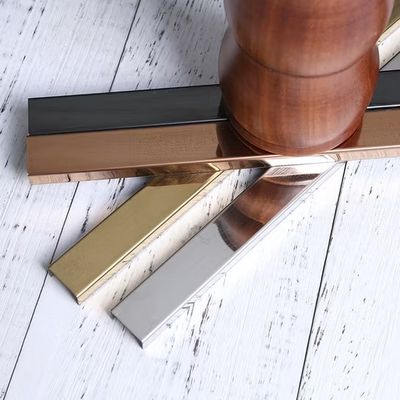Giá tốt Thanh nẹp góc gạch thép không gỉ 304 hình chữ U với bề mặt gương/NO.4/Hairline dài 10FT trực tuyến