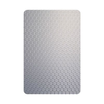 Tấm thép không gỉ dập nổi đánh bóng bạc dày 0.85mm có cạnh xẻ cho tường và trần trang trí