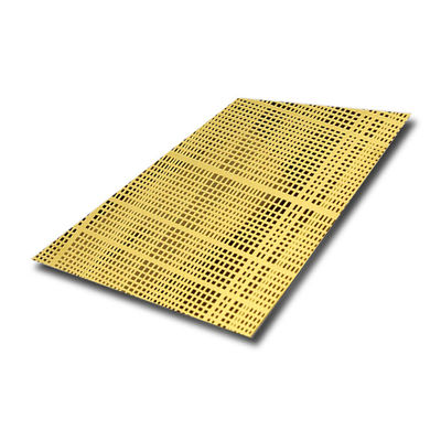 Giá tốt Super Mirror Finish Gold PVD Chất thép không gỉ khắc 1219x3048mm cho các ứng dụng trang trí trực tuyến