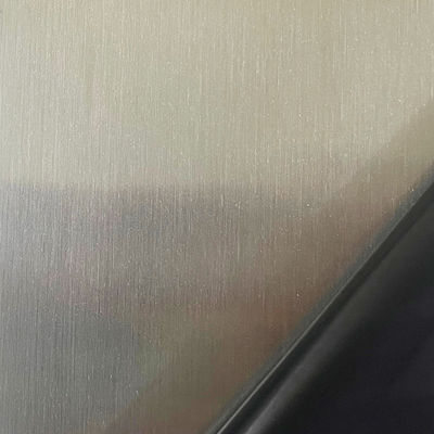 Giá tốt 0.55mm Độ dày 1219x2438mm PVD Color Coated Hairline Stainless Steel Sheet với Scotch Brite Finish trực tuyến