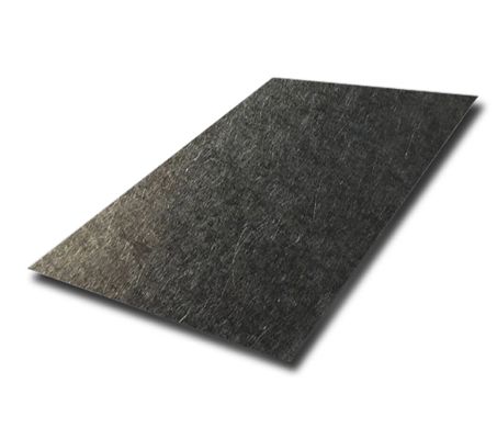 ss304 Màu đen rung động thép không gỉ tấm màu trang trí tường