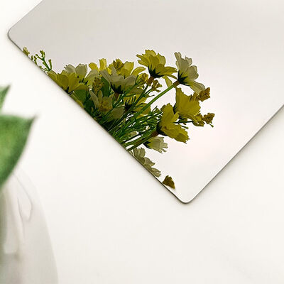 Tấm thép không gỉ trang trí hoàn thiện gương 304, bốn feet