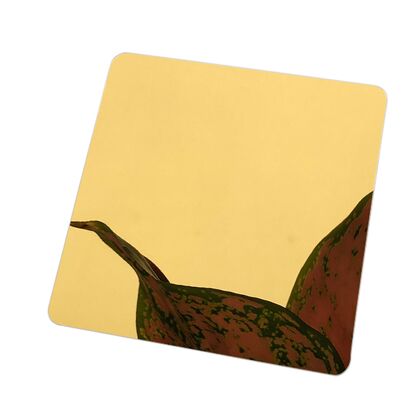 Giá tốt Hot bán vàng gương màu thép không gỉ tấm trang trí tường trực tuyến