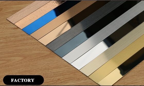 Giá tốt Nhà sản xuất PVD Coating Kim loại Thép không gỉ Keo cuộn Băng phẳng trực tuyến