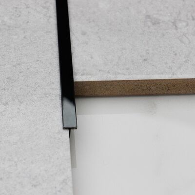 PVD Black Mirror 10 feet Stainless Steel Edge Trim 304 hình dạng