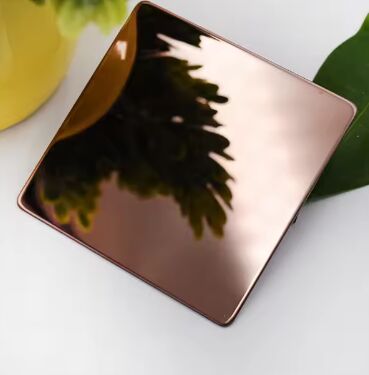 Bảng thép không gỉ phủ màu PVD sang trọng cho trang trí nội thất hiện đại