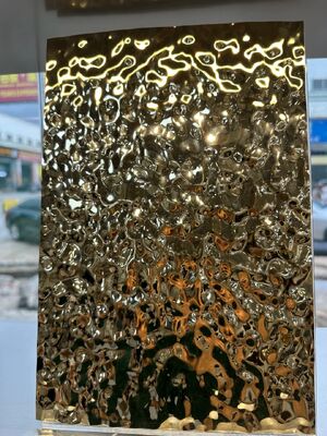 304 Grade PVD phủ lớp thép không gỉ 1219x2438mm cho trần và tường