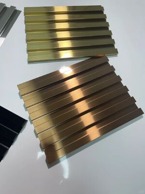 Giá tốt PVD phủ 304 Stainless Steel Wave Panel 10 feet Tile Edge Trim Profile trực tuyến