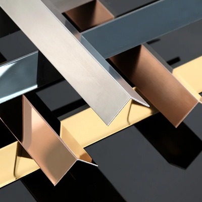 304 thép không gỉ L góc Trim Metal Edge Guard cho góc gạch tường