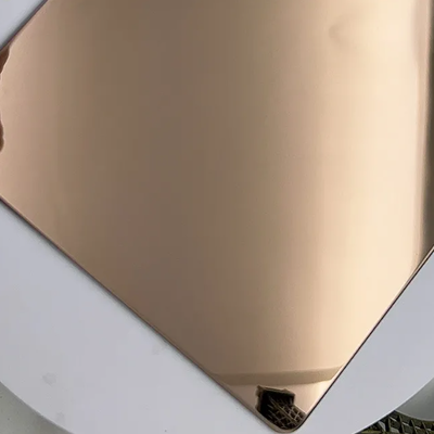 Giá tốt 304 Rose Gold Mirror Stainless Steel Sheet cho thang máy và trang trí khách sạn trực tuyến