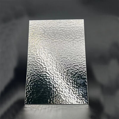 Giá tốt Làm bằng tay Texture Hammer 304 Stainless Steel Sheet with Double PVC Film for Decorative Use (Bảng thép không gỉ 304 với phim PVC kép để trang trí) trực tuyến