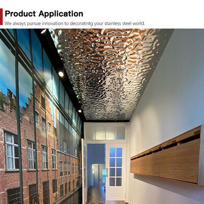 Giá tốt 304 Stainless Steel Water Ripple Stainless Steel Sheet with Mirror Finish and 0.65mm Thickness for Decorative Ceiling and Wall 304 Stainless Steel Water Ripple Stainless Steel Sheet with Mirror Finish and 0.65mm Thickness for Decorative Ceiling and Wall trực tuyến