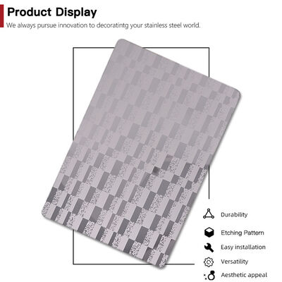 Giá tốt 201 Bảng thang máy thép không gỉ 1219x3048mm Kích thước cho ứng dụng trang trí online